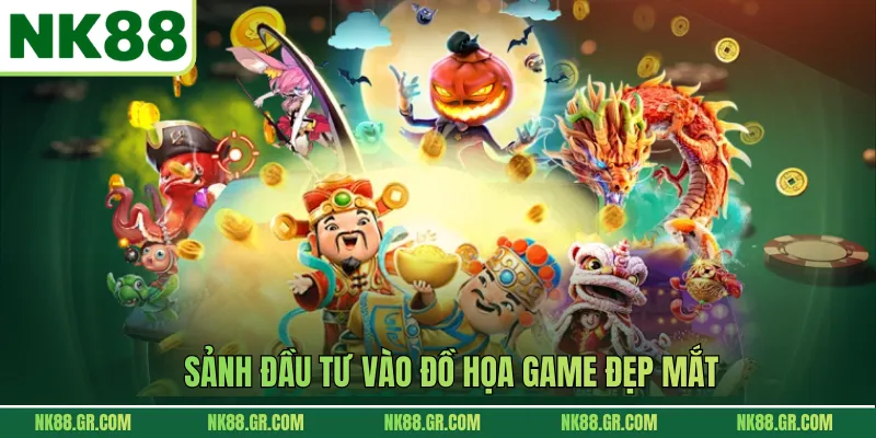 Sảnh đầu tư vào đồ họa game đẹp mắt