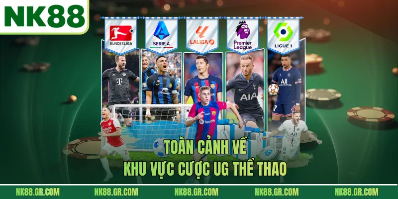 Toàn cảnh về khu vực cược UG thể thao